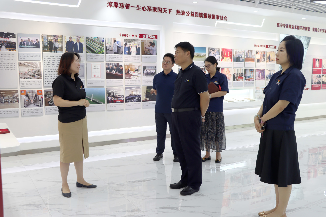 市慈善協(xié)會(huì)副會(huì)長兼秘書長吳金星到金橋焊材調(diào)研